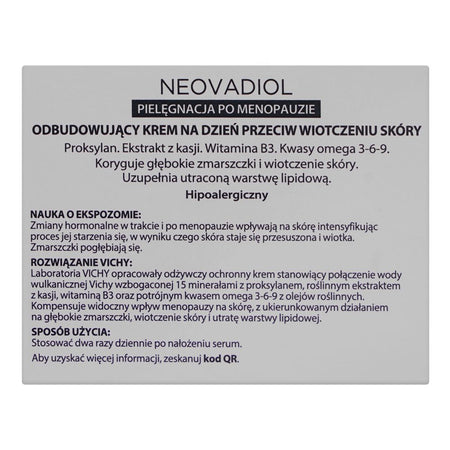 Vichy Neovadiol Replenishing Firming Day Cream, For All Skin Types, 50ml - Image 3
