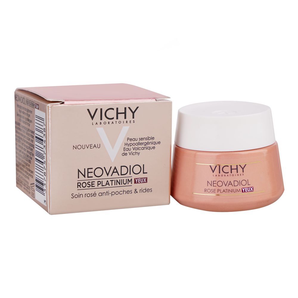 Vichy Neovadiol Rose Platinium Eye Cream, For Sensitive Eyes, 15ml - Main Image