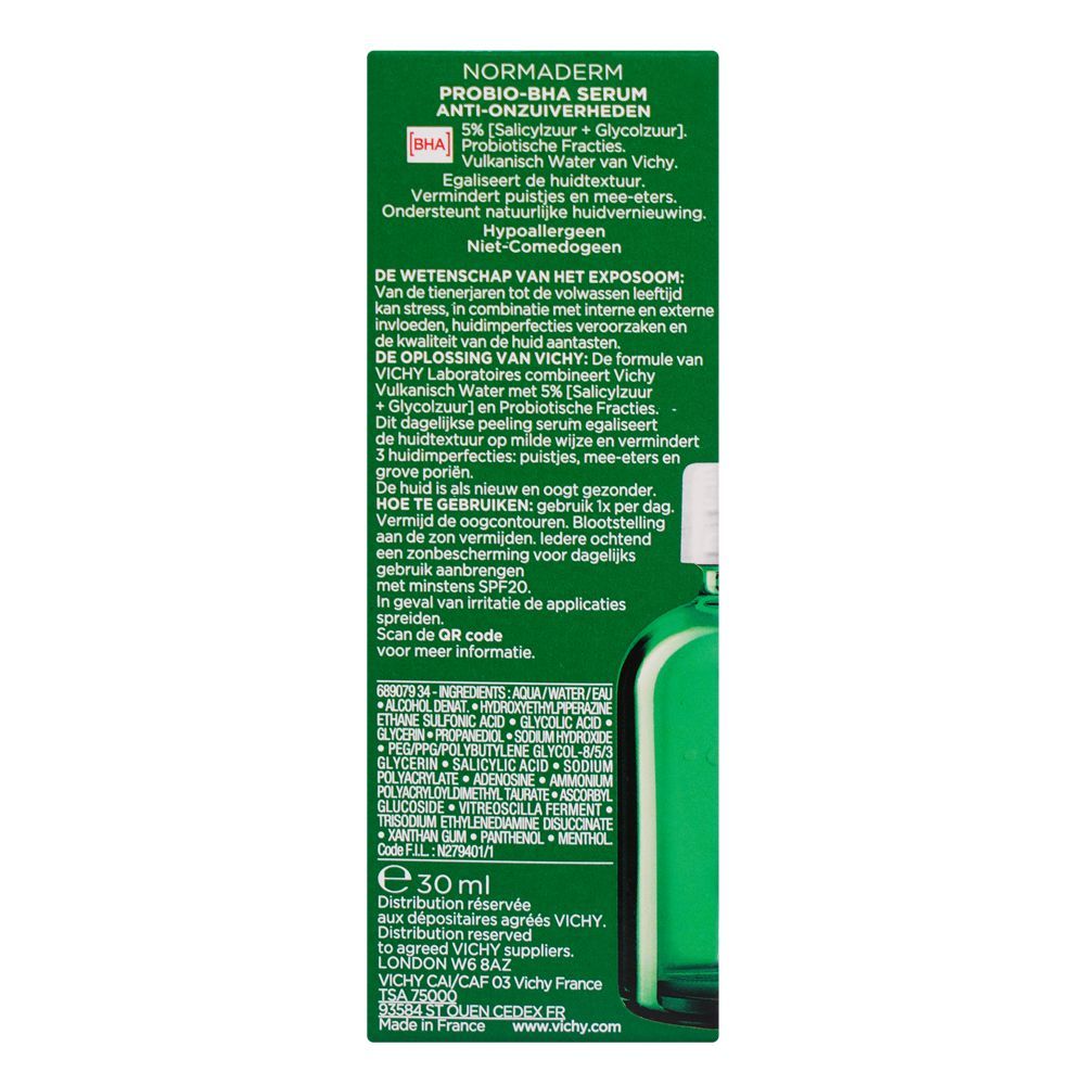 Vichy Normaderm Probio-Bha Anti-Imperfections Serum, For Oily Acne-Prone Skin, 30ml - Image 5