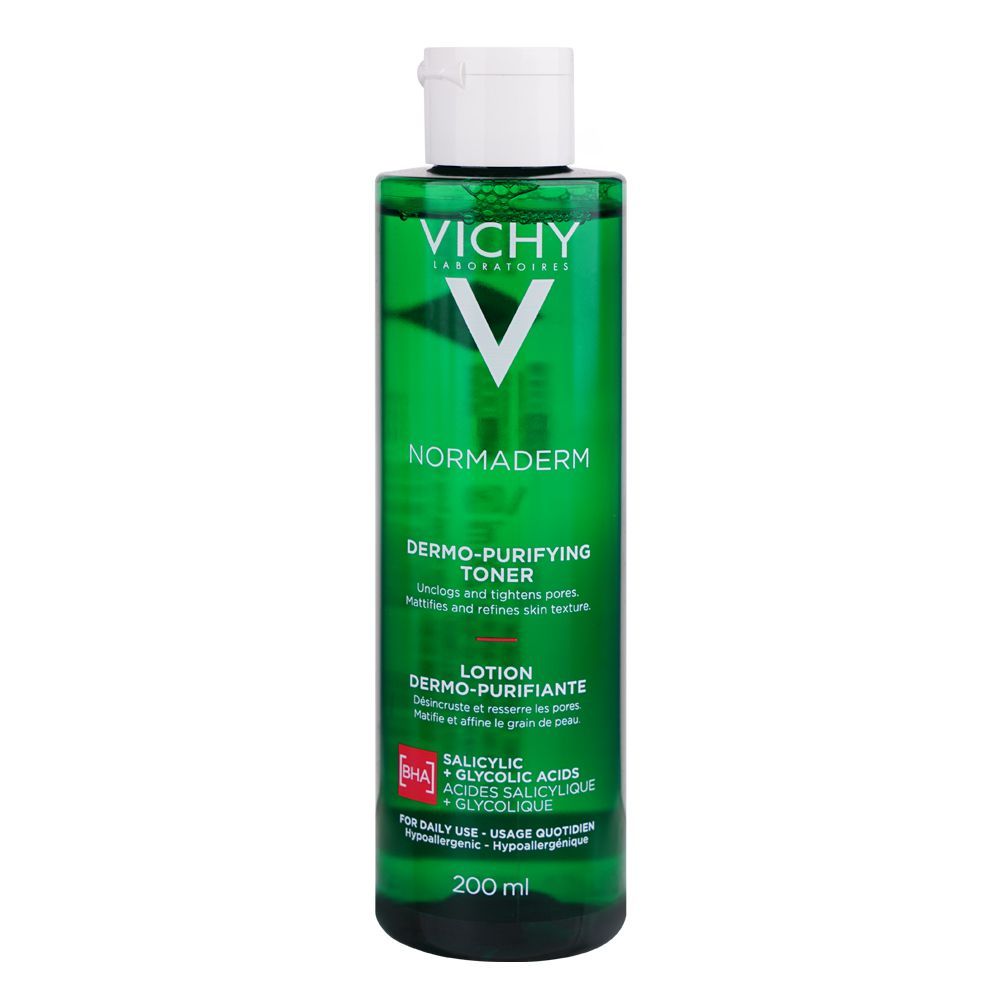 Vichy Normaderm Purifying Pore Tightening Lotion, For Oily Acne-Prone Skin, 200ml - Main Image