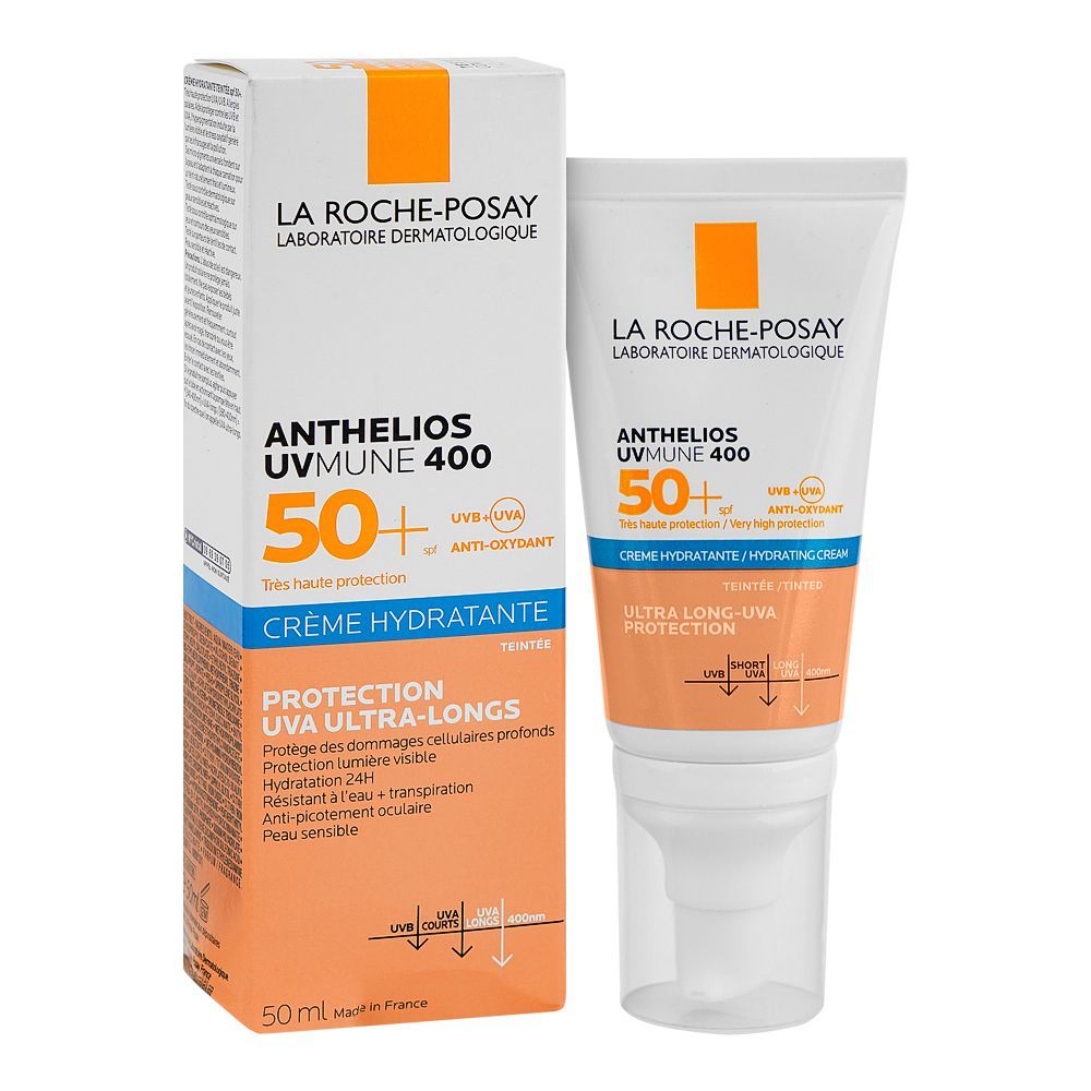 La Roche-Posay Anthelios UVMune 400 Hydrating Cream With SPF50+, For Sensitive Skin, 50ml - Main Image