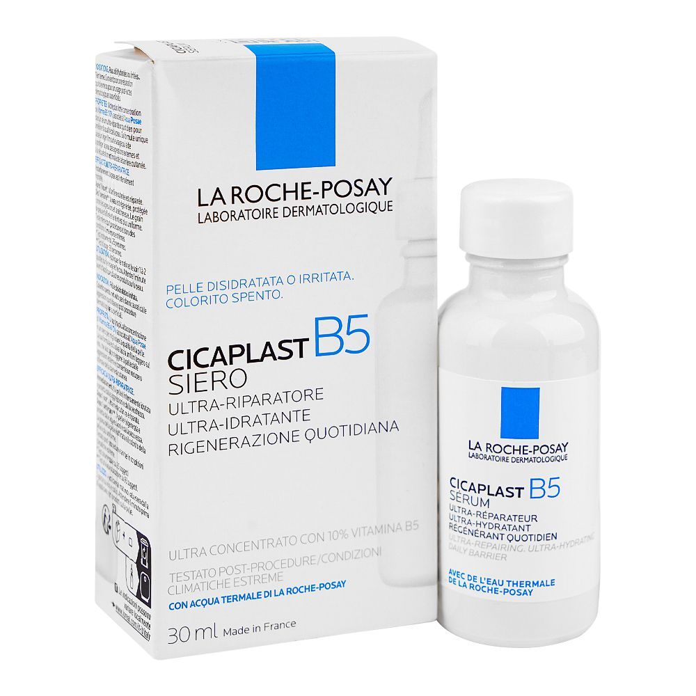 La Roche-Posay Cicaplast B5 Serum With 10% Vitamin B5, For Dry Skin, 30ml - Main Image