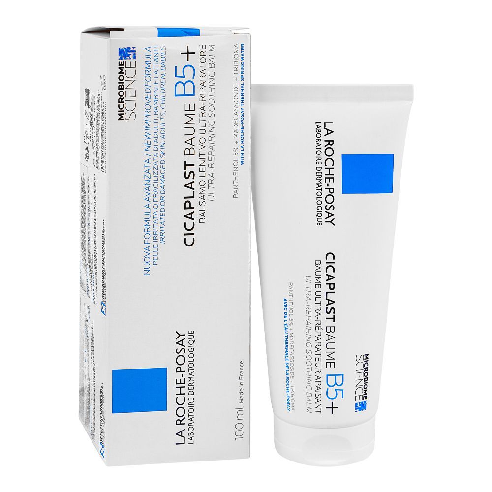 La Roche-Posay Cicaplast Baume B5+ Ultra Repairing Soothing Balm, For Dry Skin Irritations, 100ml - Main Image