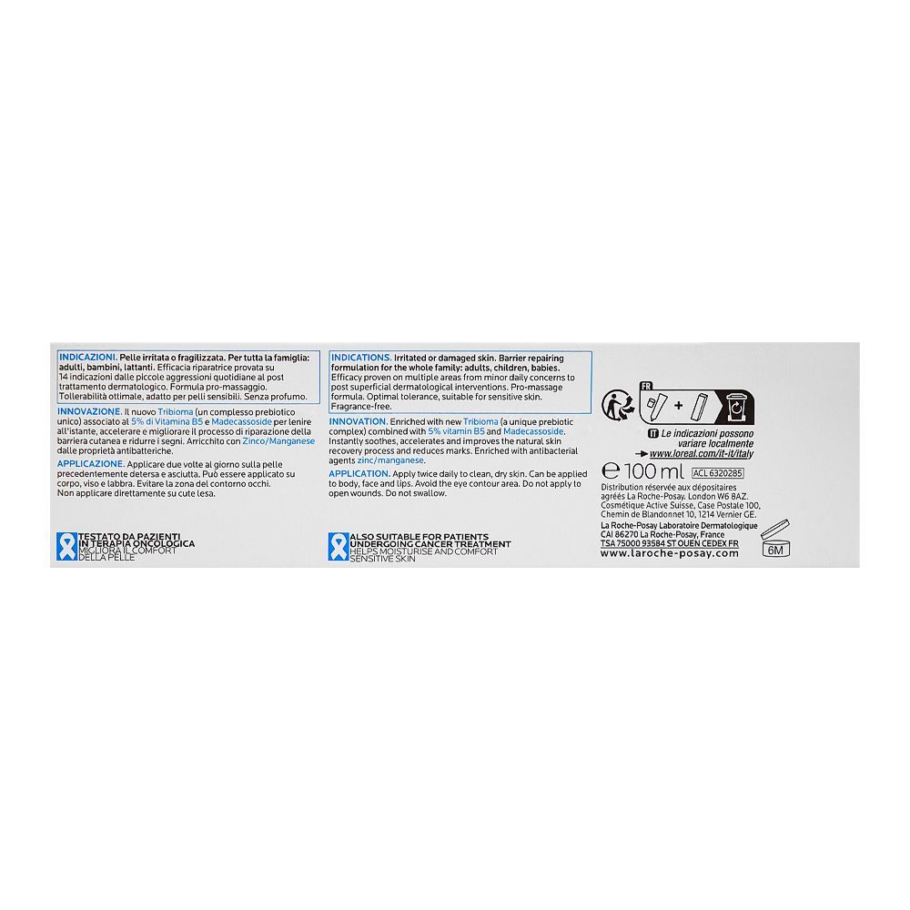 La Roche-Posay Cicaplast Baume B5+ Ultra Repairing Soothing Balm, For Dry Skin Irritations, 100ml - Image 3