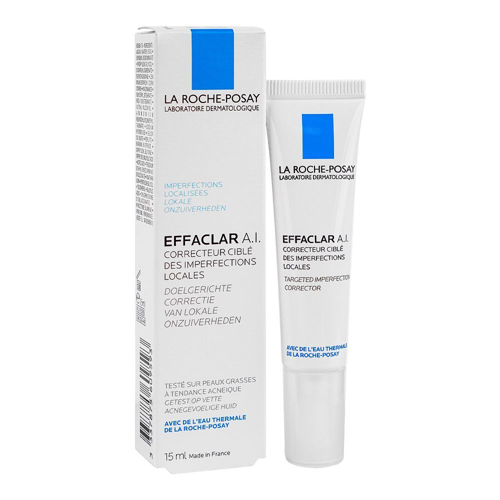La Roche-Posay Effaclar A.I. Targeted Imperfection Corrector, For Oily Acne-Prone Skin, 15ml - Main Image