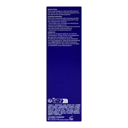 La Roche-Posay Kerium Anti-Dandruff Gel Shampoo, For Oily Scalp, 200ml - Image 4