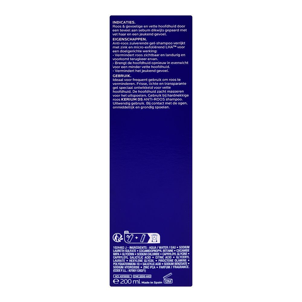 La Roche-Posay Kerium Anti-Dandruff Gel Shampoo, For Oily Scalp, 200ml - Image 4