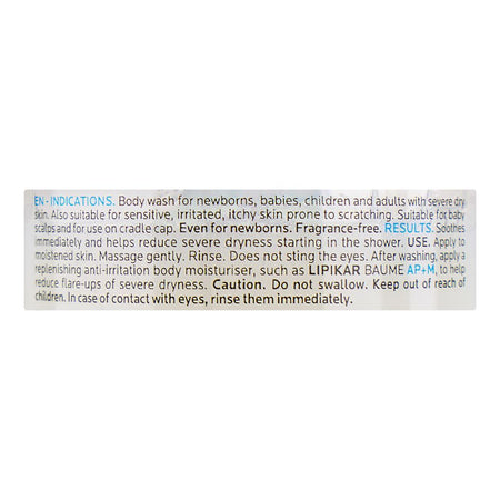 La Roche-Posay Lipikar Syndet Ap+ Body Wash Shower Cream, For Sensitive, Dry Skin, 400ml - Image 4