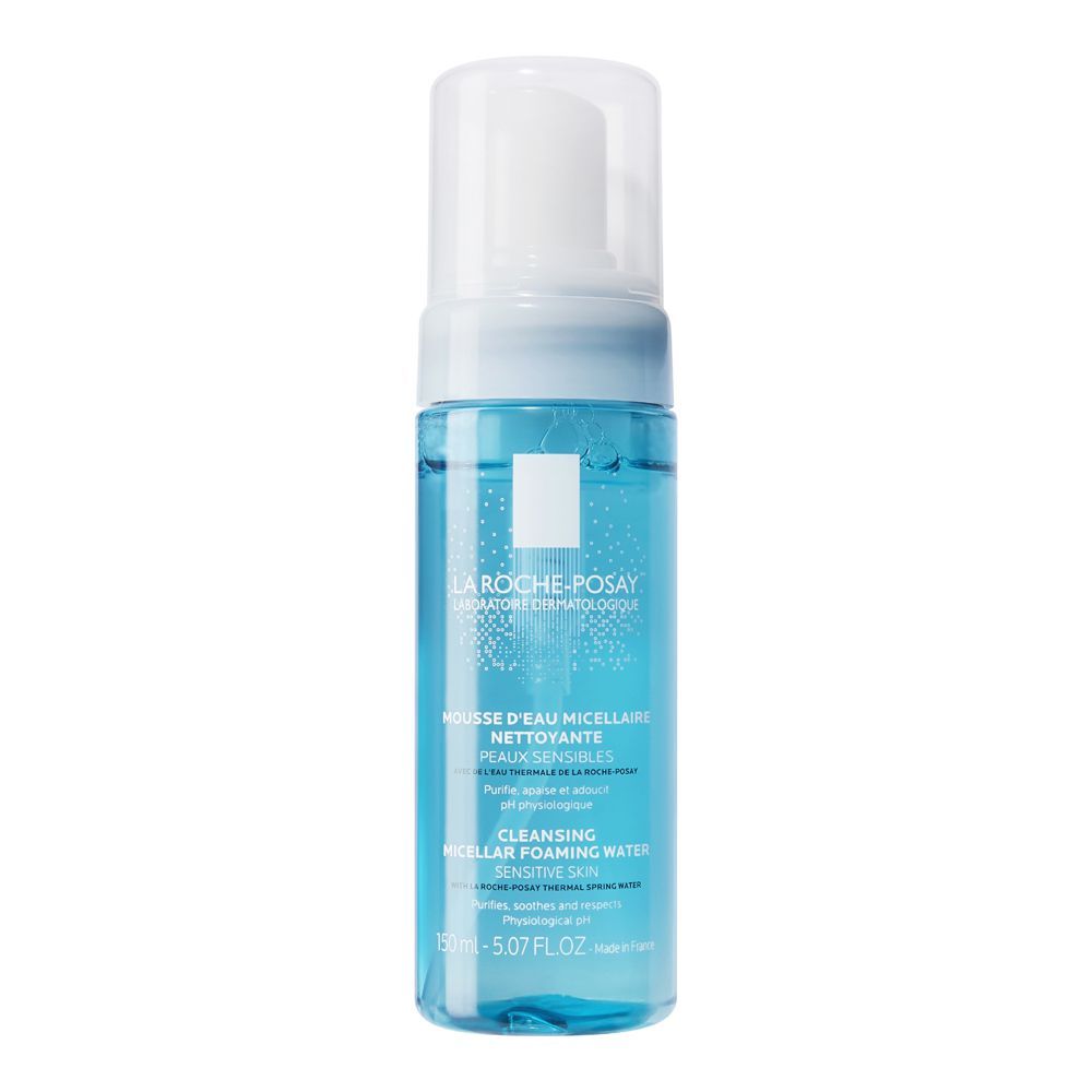 La Roche-Posay Micellar Foaming Water Cleanser and Makeup Remover, For Sensitive Skin, 150ml - Main Image