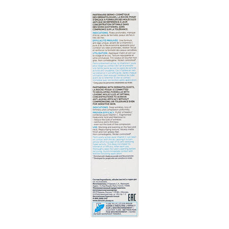 La Roche-Posay Pure Vitamin-C Anti-Aging Face Cream and Firming Moisturizer Filler, For Normal, Combination Skin, 40ml - Image 4