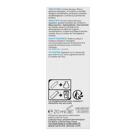 La Roche-Posay Toleriane Dermallergo Soothing and Moisturizing Eye Cream, For Sensitive Skin, 20ml - Image 4