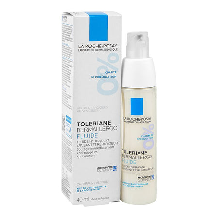 La Roche-Posay Toleriane Dermallergo Fluid Lightweight Moisturizer, For Oily, Combination Skin Types, 40ml - Main Image