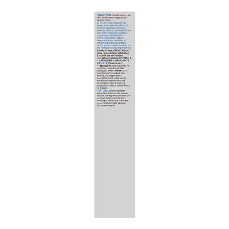 La Roche-Posay Effaclar K(+) Moisturizer For Blackheads and Uneven Skin Texture, For Oily Skin, 40ml - Image 2