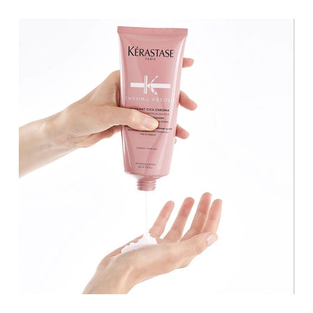 Kerastase Chroma Absolu Fondant Cica Chroma Strengthening Conditioner, For Color Treated Hair, 200ml - Image 5