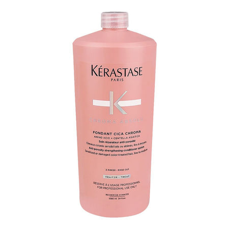 Kerastase Chroma Absolu Fondant Cica Chroma Strengthening Conditioner, For Color Treated Hair, 1000ml - Main Image