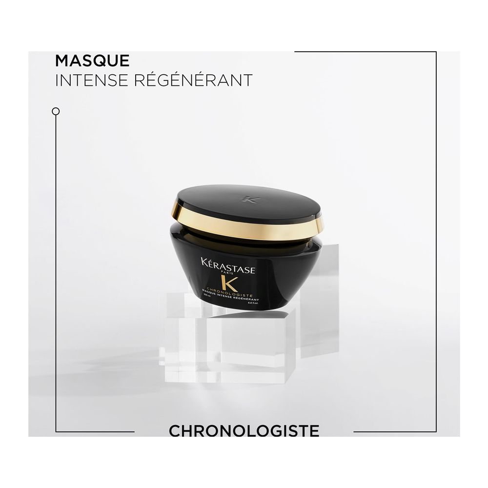 Kerastase Chronologiste Intense Regenerant Hair Mask, For Shine and Nourishment, 200ml - Image 3
