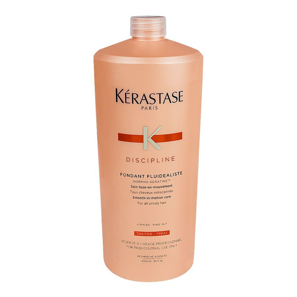 Kerastase Discipline Fondant Fluid Conditioner, For Frizzy and Unruly Hair, 1000ml - Main Image