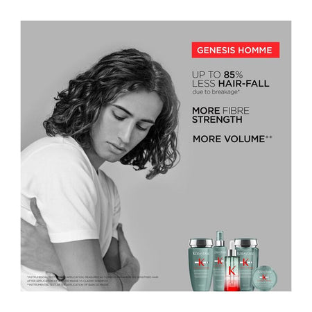 Kerastase Genesis Homme Spray De Force Epaississant Hair Thickening Spray, For Thinning and Weak Hair, 150ml - Image 7