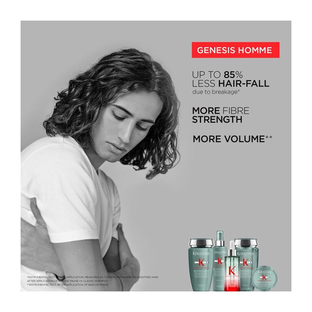 Kerastase Genesis Homme Spray De Force Epaississant Hair Thickening Spray, For Thinning and Weak Hair, 150ml - Image 7