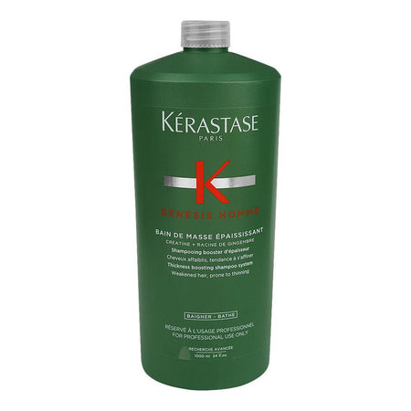 Kerastase Genesis Homme Bain De Masse Epaississant Thickness Boosting Shampoo, For Thinning and Weak Hair, 1000ml - Main Image