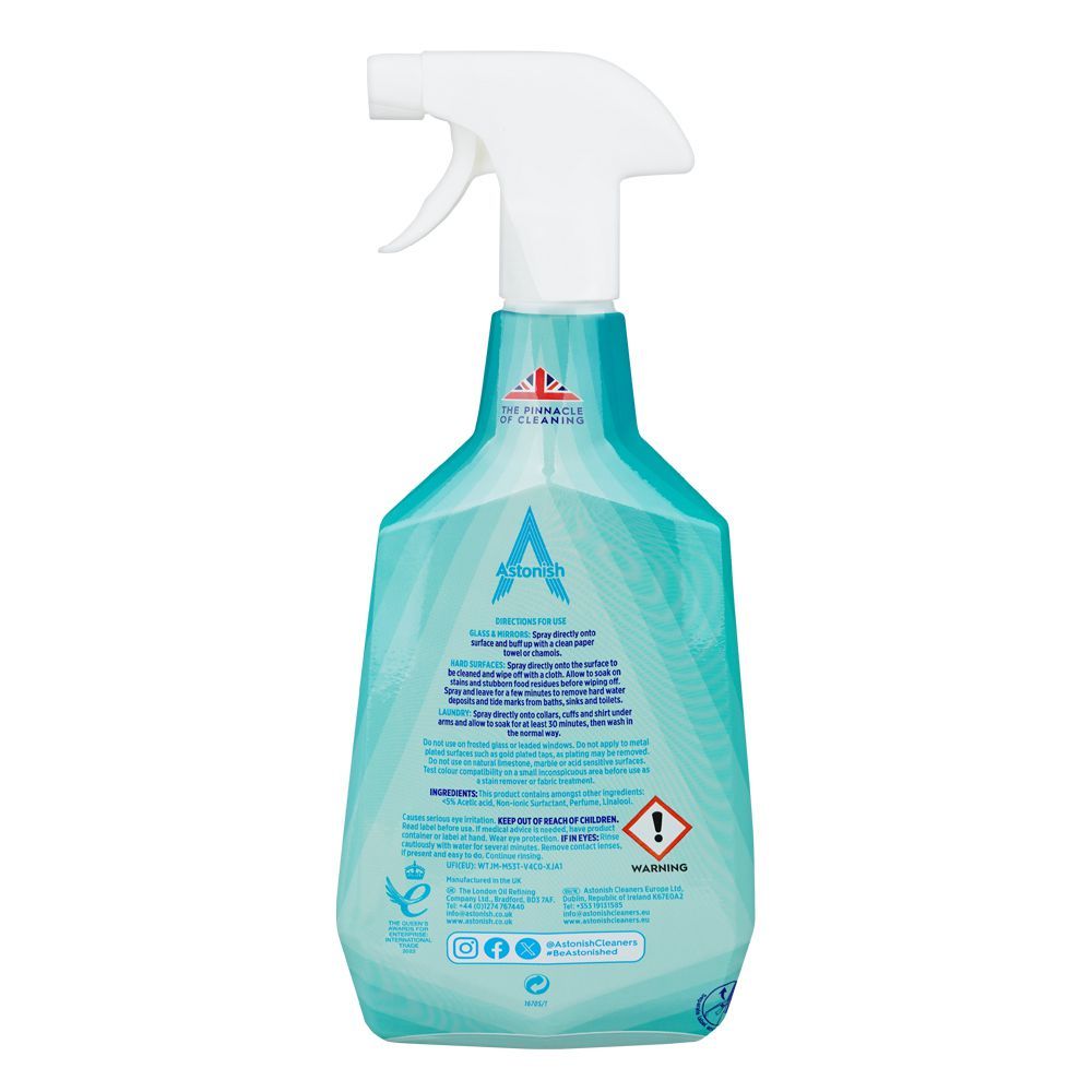 Astonish White Vinegar Gardenia & Vanilla, Vegan, Cruelty Free, 750ml - Image 2