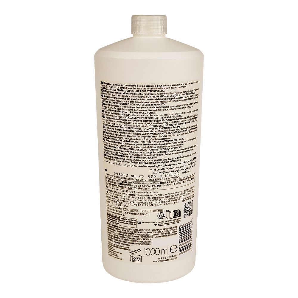 Kerastase Nutritive Bain Satin Shampoo, For Dry Hair Types, 1000ml - Image 2