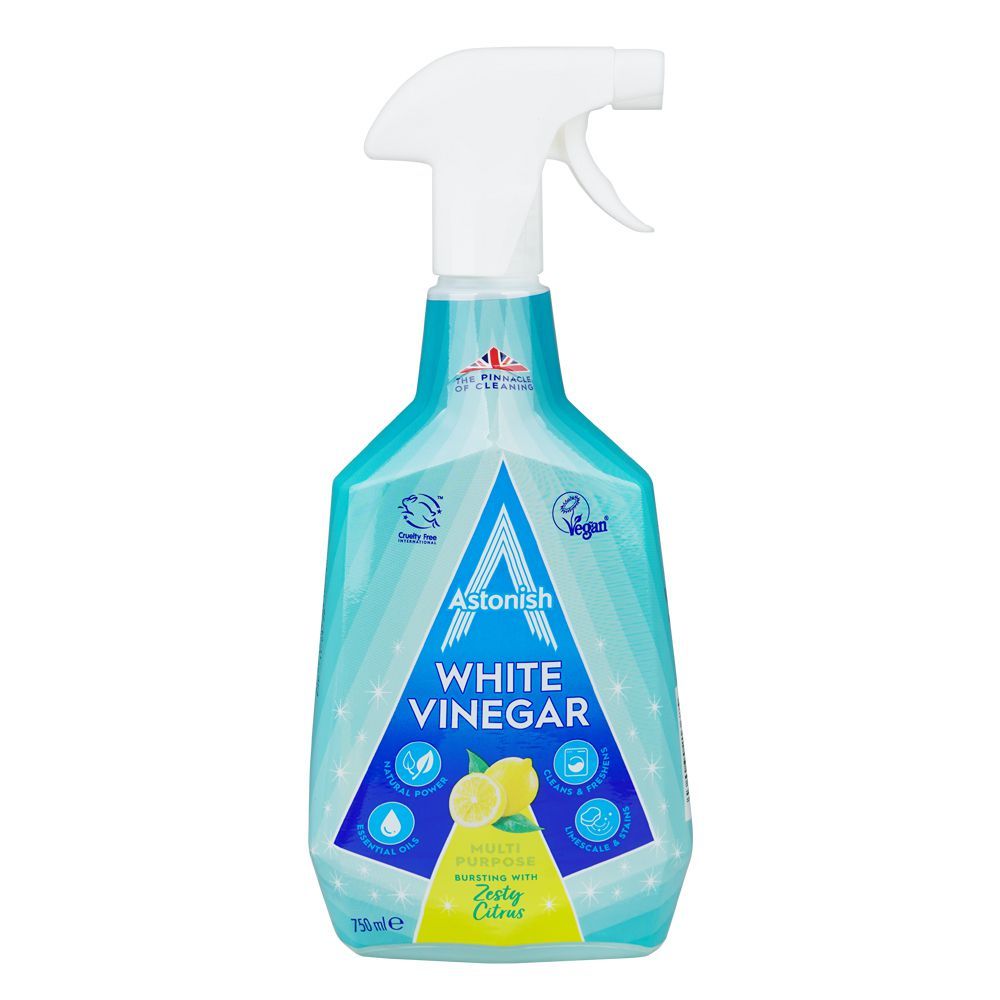 Astonish White Vinegar Zesty Citrus, Vegan, Cruelty Free, 750ml - Main Image