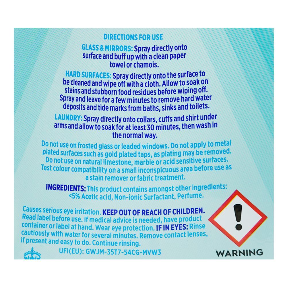 Astonish White Vinegar Zesty Citrus, Vegan, Cruelty Free, 750ml - Image 4