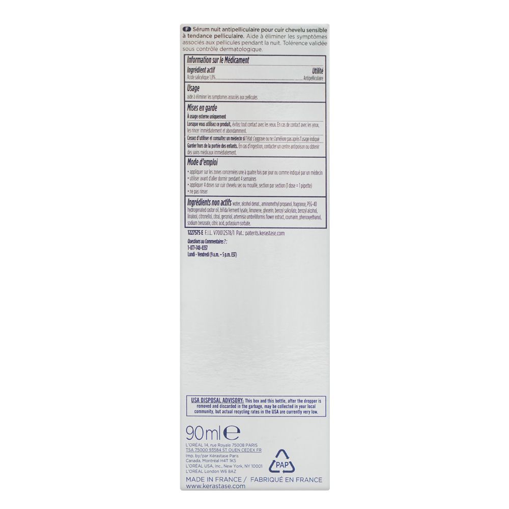 Kerastase Symbiose Serum Nuit Anti-Pelliculaire and Anti-Dandruff Night Hair Serum, For Hair and Scalp, 90ml - Image 4