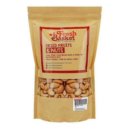 Fresh Basket Roasted Unsalted Cashew, 500g - Main Image