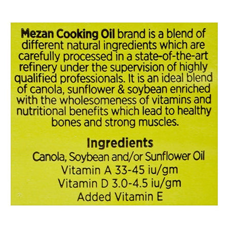 Mezan Cooking Oil, 4.5 Liters Bottle - Image 4