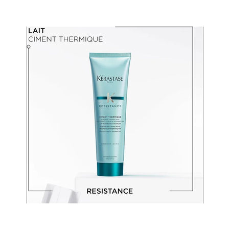 Kerastase Resistance Ciment Thermique Heat Protecting Cream, For Damaged and Over-Processed Hair, 150ml - Image 3