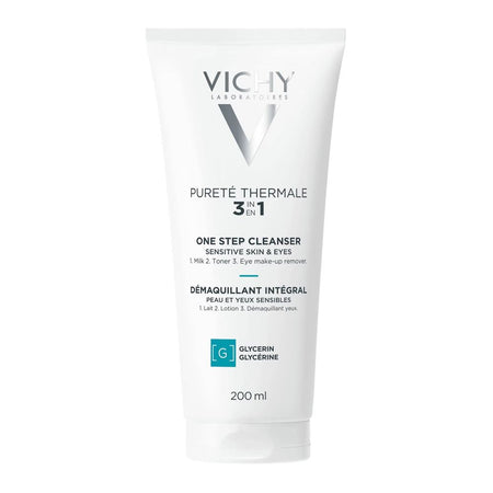 Vichy Purete Thermale 3-in-1 Face Cleanser (Milk+Toner+Eye Makeup Remover), For Sensitive Skin and Eyes, 200ml - Image 2
