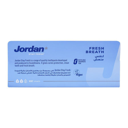 Jordan Fresh Breath Toothpaste, 75ml - Image 2