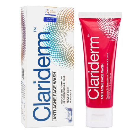 Clariderm Anti-Acne Face Wash, For Dry, Combination and Oily Skin, 60ml - Image 2