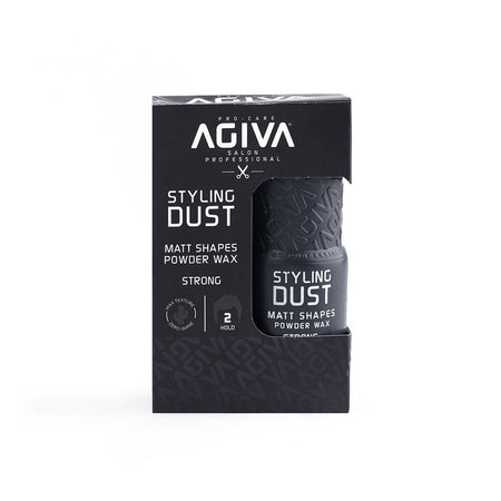 Agiva Salon Professional Styling Dust Strong Hold 02 Matt Shapes Powder Wax, 20g - Image 3