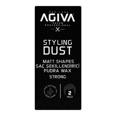 Agiva Salon Professional Styling Dust Strong Hold 02 Matt Shapes Powder Wax, 20g - Image 5