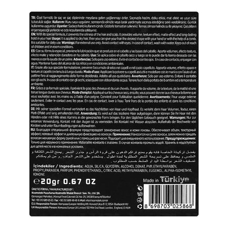 Agiva Salon Professional Styling Dust Strong Hold 02 Matt Shapes Powder Wax, 20g - Image 6