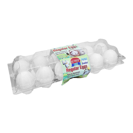 All Fresh Farms Regular Eggs, 12-Pack - Main Image