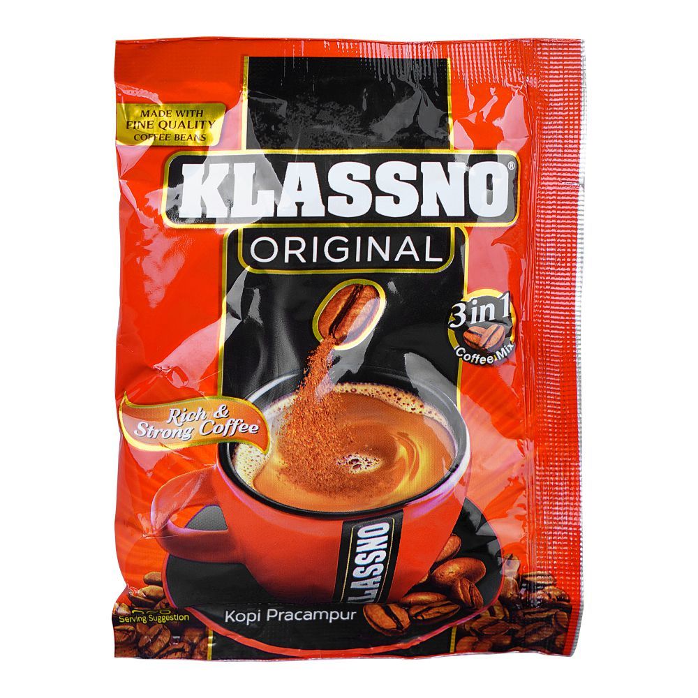 Klassno Original 3 In 1 Rich & Strong Coffee Mix Sachet, 20g - Main Image