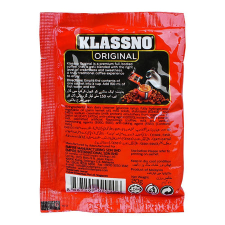 Klassno Original 3 In 1 Rich & Strong Coffee Mix Sachet, 20g - Image 2