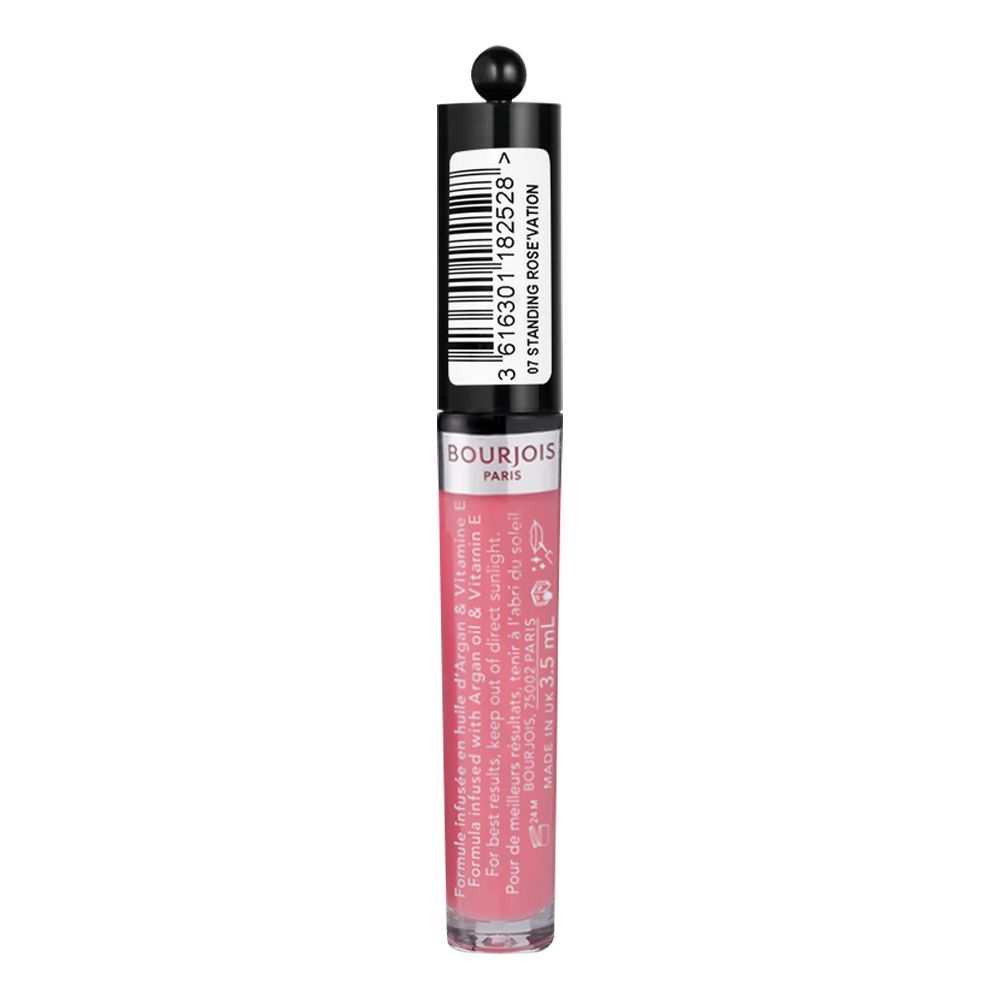 Bourjois Gloss Fabuleux Lip Gloss, 3.5ml, 07 Standing Rose'Vation - Image 2
