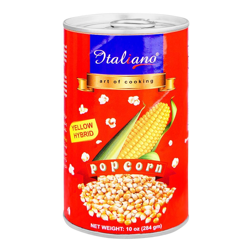 Italiano Yellow Hybrid Popcorn, 284g Tin - Main Image