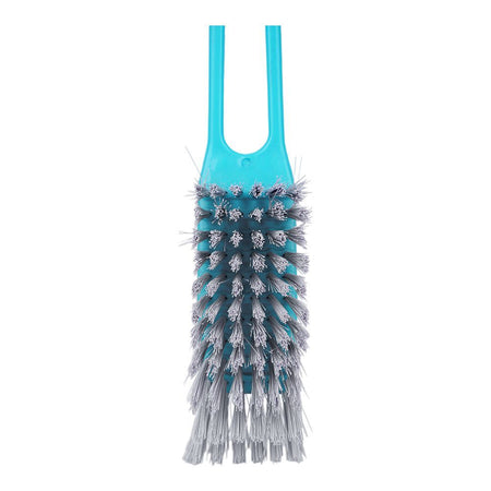 Double Sided Plastic Toilet Brush, Green, Ideal For Bathroom Cleaning - Image 2