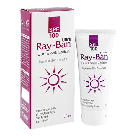 Ray-Ban Ultra Sun Block Lotion, SPF100, 50g - Main Image