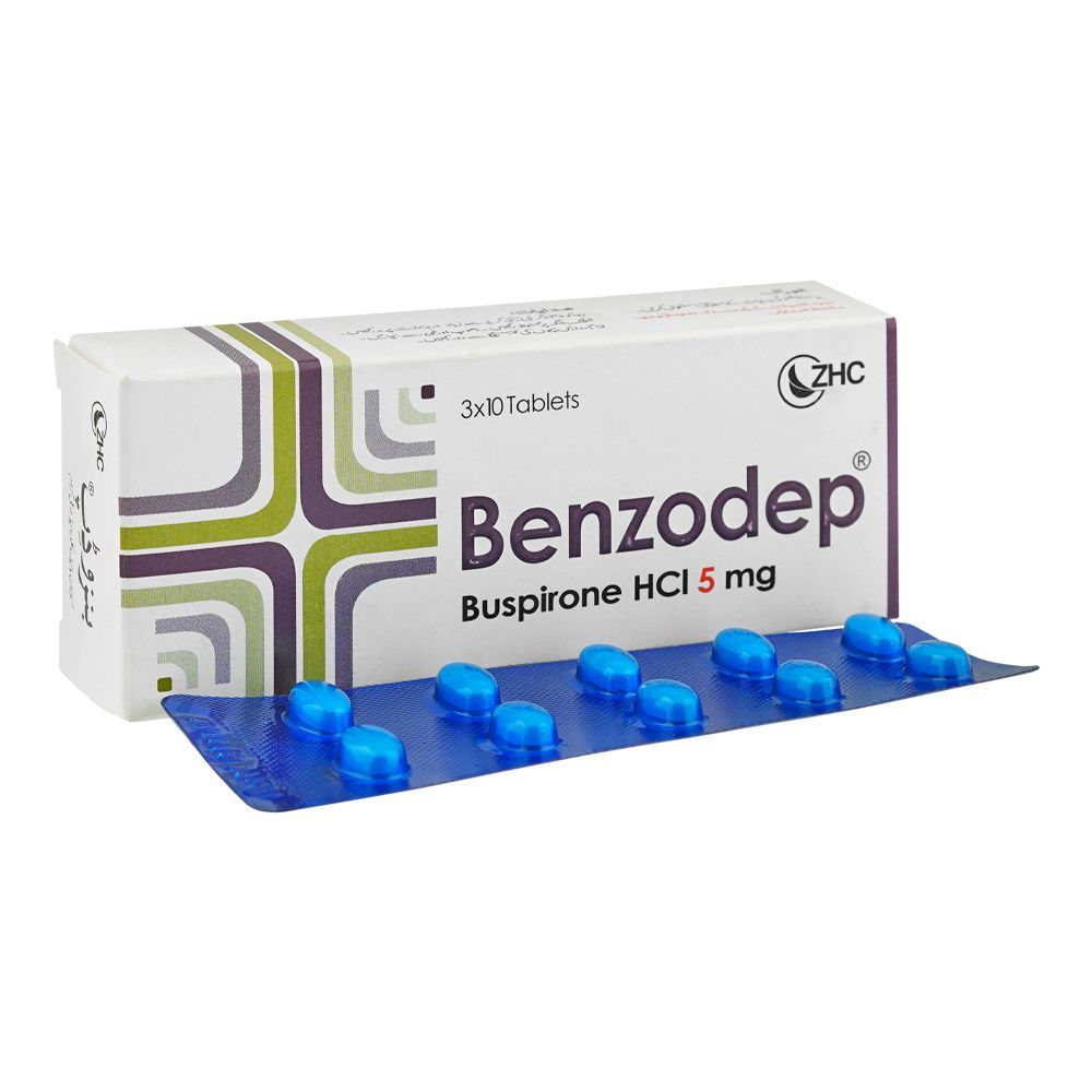Benzodep Tablets 5mg, Strip (10 Tablets) - Main Image