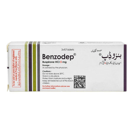 Benzodep Tablets 5mg, Strip (10 Tablets) - Image 2