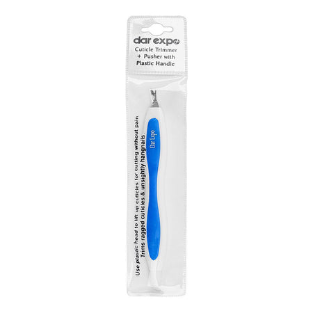 Dar Expo Cuticle Trimmer+Pusher With Plastic Handle - Image 2