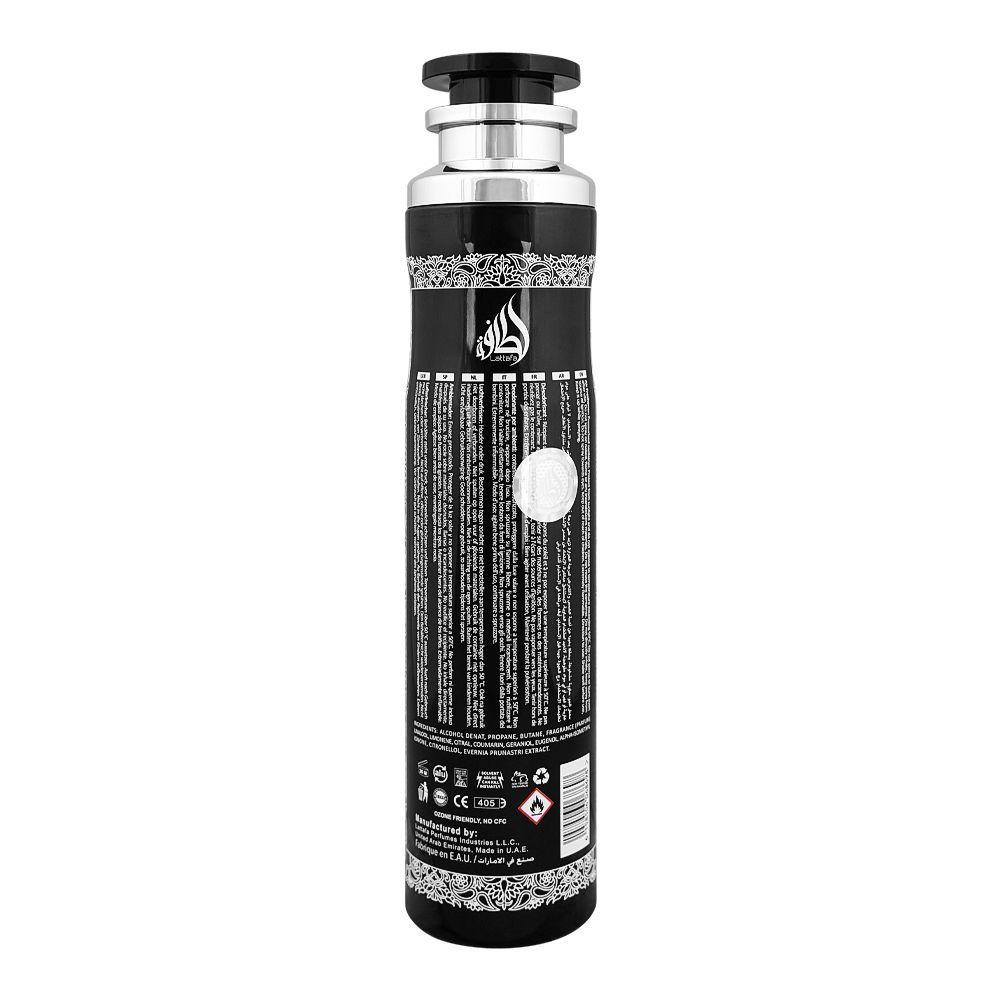 Lattafa Fakhar Lattafa Sheikh Al-Shyukh Black Air Freshener, 300ml - Image 2