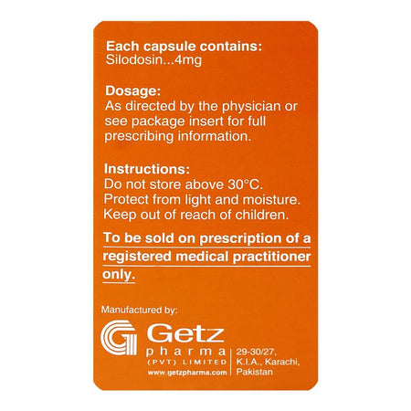 Getz Pharma Silorap Capsule, 4mg, 10-Pack - Image 3